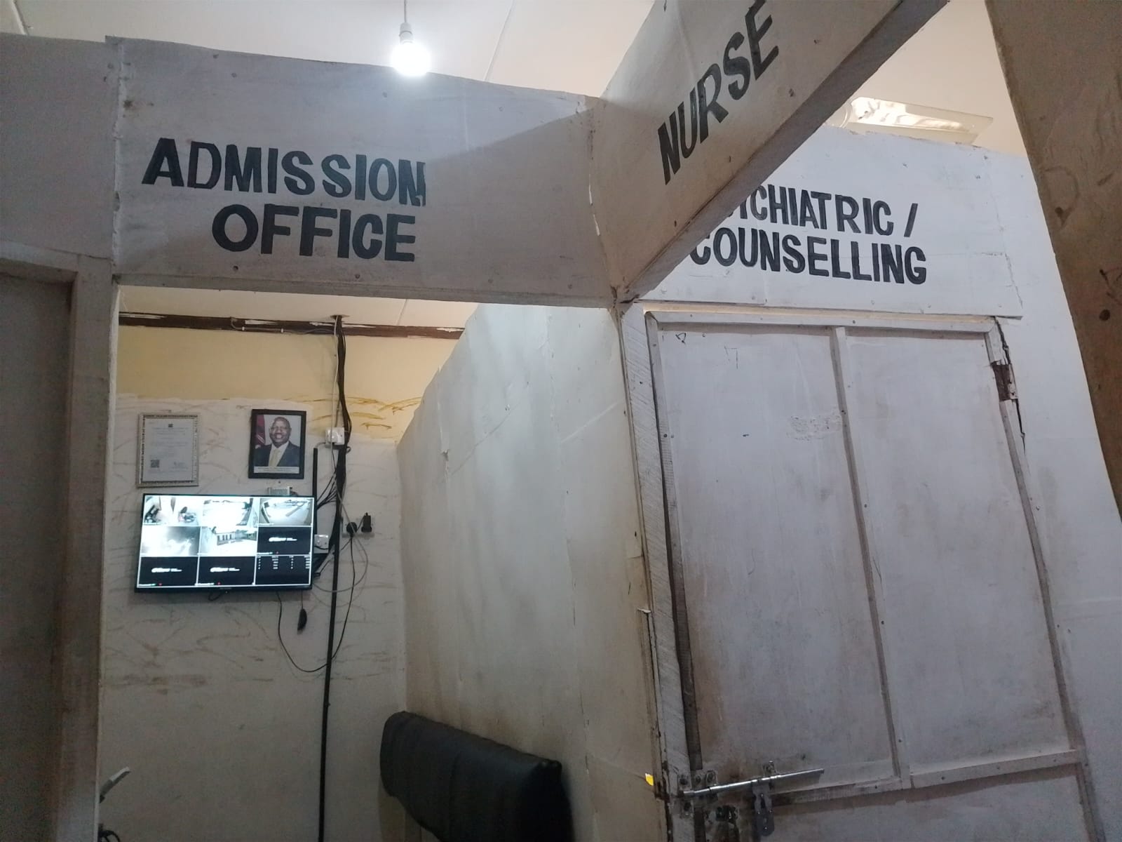 Admission office and counselling area